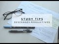 ¿CÓMO SACAR BUENAS NOTAS? | Consejos + Descansos productivos