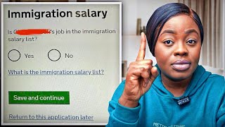 NEW UPDATE ; WHAT YOU DID NOT KNOW ABOUT THE NEW IMMIGRATION SALARY LIST