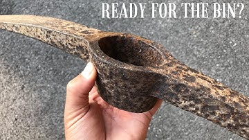 Can I save this this old Pick Axe ? - Restoration- 