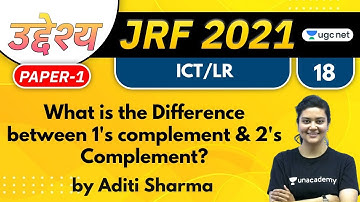 11 AM - JRF 2021 | Reasoning by Aditi Sharma | What is the Difference between 1