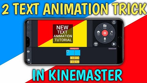 Text Animation Tricks For Youtubers In KINEMASTER | part 1 | Text Transition Effects |