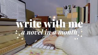 write a novel in 30 days with me! 📝✨ real-time asmr, soft rain and typing, 2x pomodoro [DAY1] screenshot 5