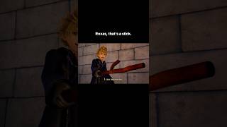 Roxas, that’s a stick. #kingdomhearts #roxas #xion #datagreeting @JanStarRattler
