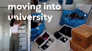 move into university with me | first year | 2022