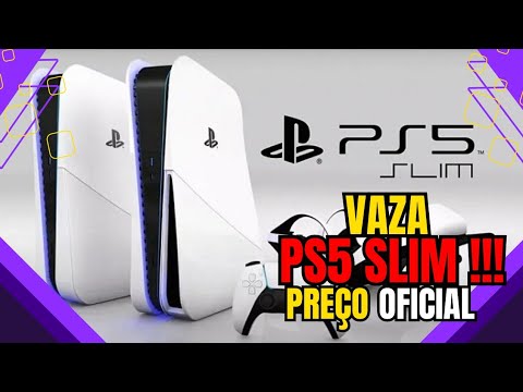 PS5 SLIM PREÇO OFICIAL REVELADO e DATA DE LANÇAMENTO 