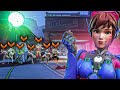 1 buffed top 500 dva vs 10 bronze players  who wins ft emongg