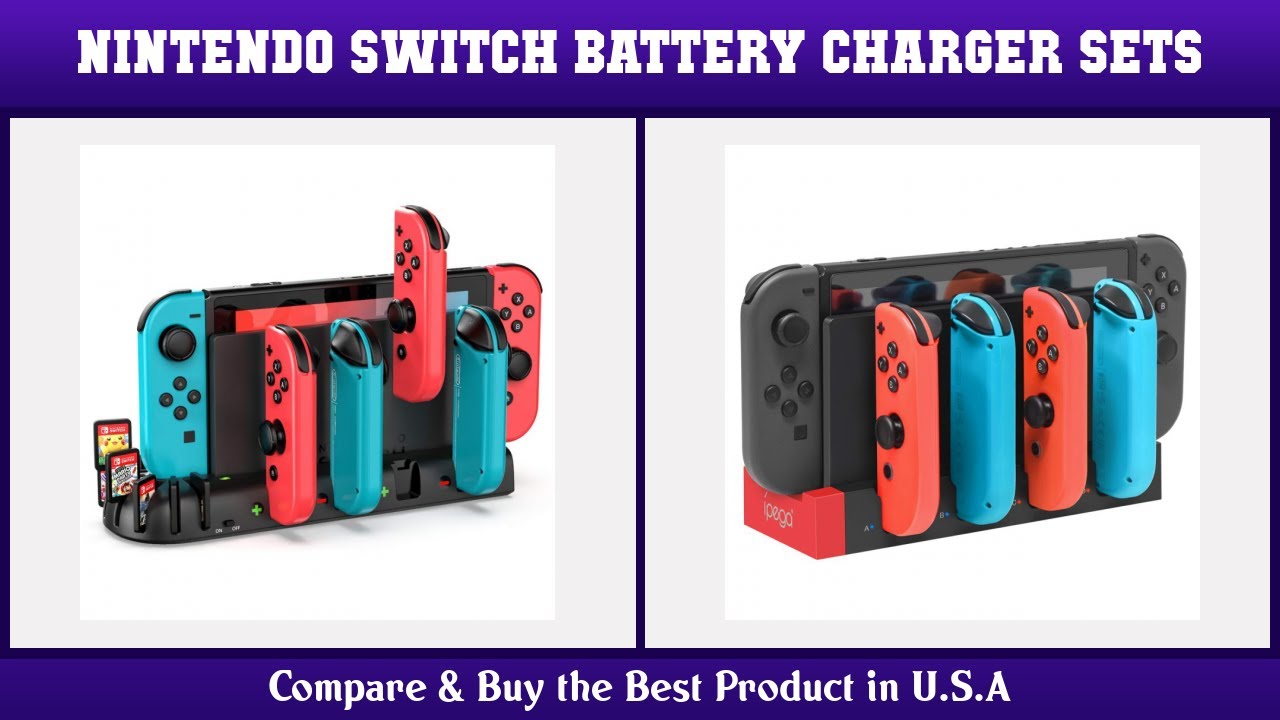 Top 10 Nintendo Switch Battery & Charger Sets to buy in USA 2021