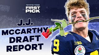 JJ McCarthy 2024 NFL Draft Scouting Profile: Pro Comp, Draft Range, Best Team Fits