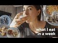 What I eat in a WEEK to GLOW UP physical & MENTAL *healthy and realistic*