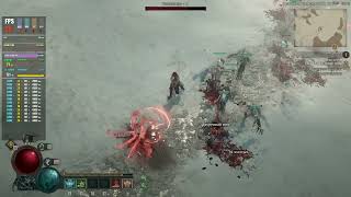 Diablo IV - i5-11400F-RX6600-16gb3200mhz Game Test