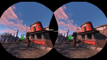 Fallout 4 VR Part 37 - Finding Fort Hagen with Dogmeat - Headset 3D Cardboard First Time Play