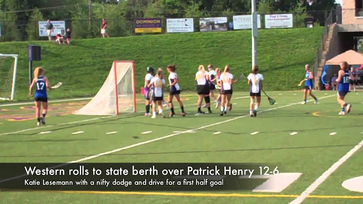 Western rolls to state berth over Patrick Henry 12-6