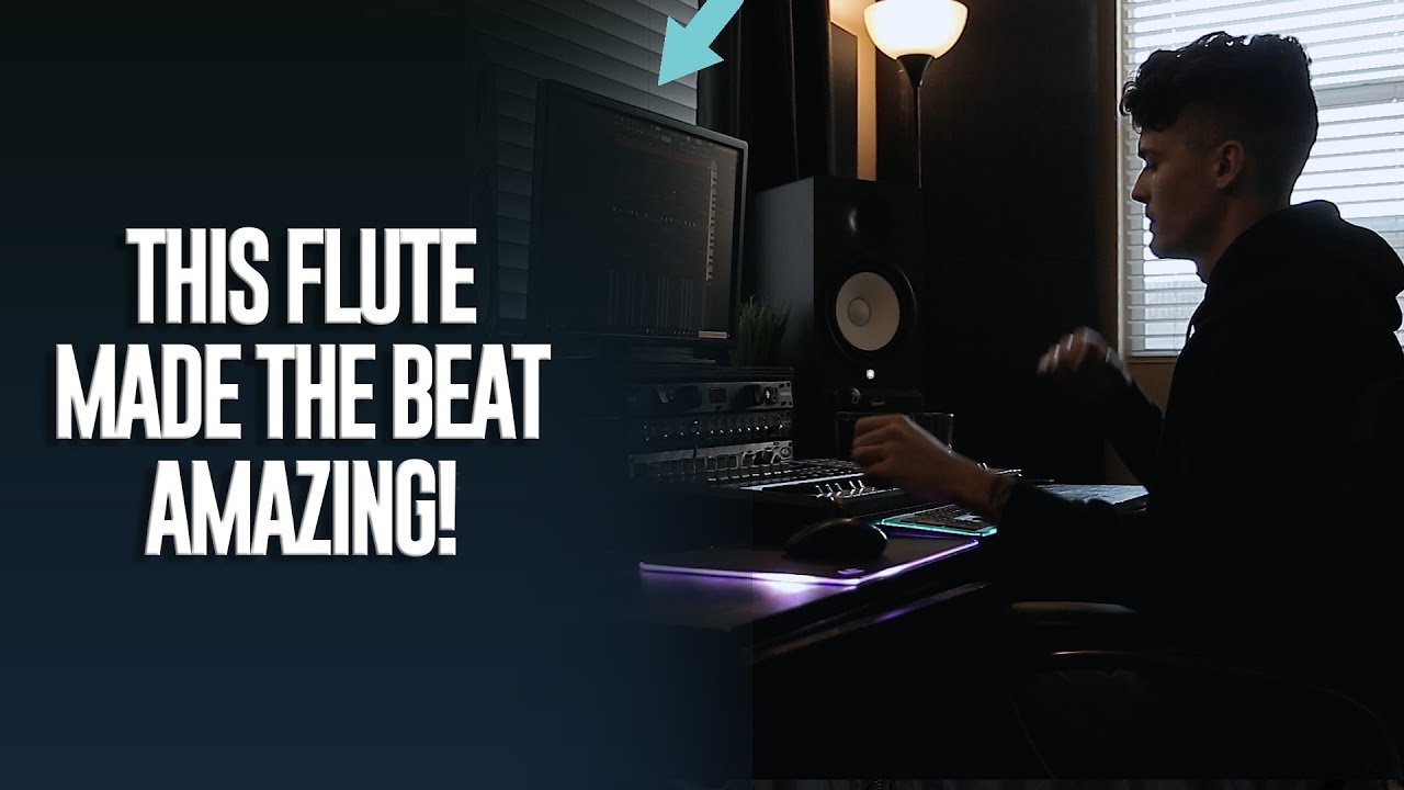 I MADE A FIRE GUITAR & FLUTE BEAT FROM SCRATCH