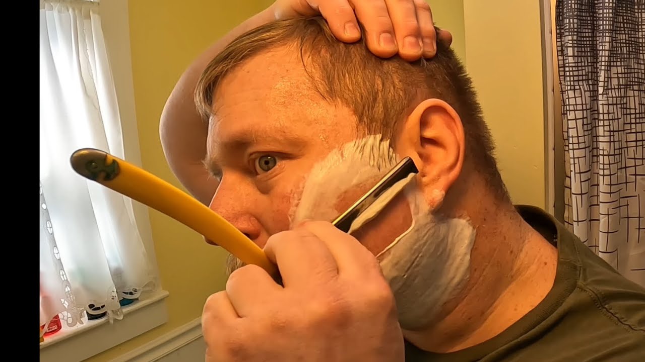 Honing test shave German steel