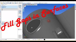 Fill Gaps in Surfaces#cadcam #software #worknc #training #engineer #gcode #programming