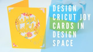 How To Design Cricut Joy Cards From Scratch In Design Space