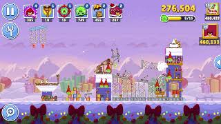 Angry Birds Friends Level 9 Tournament 1672 three stars NO POWER-UP walkthrough 2025-12-27 screenshot 5