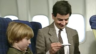 Bean in a Plane | Mr. Bean Official