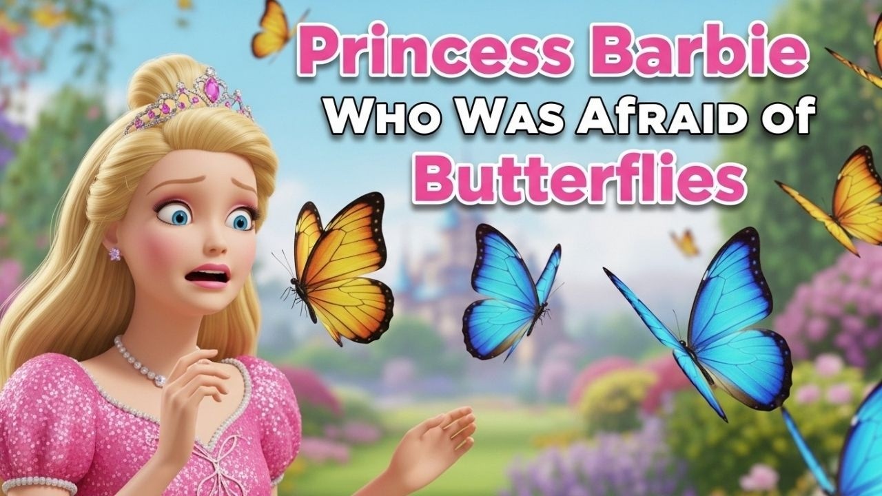 Barbie and the Princess Who Was Afraid of Butterflies | English Fairy Tales #barbiestory