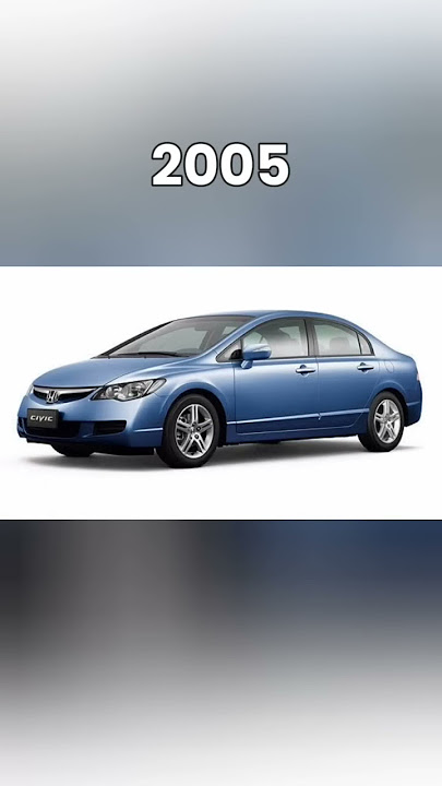 Evolution of Honda Civic (1972~2022) #shorts