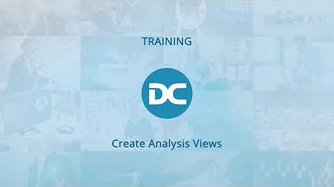Create Analysis Views | Business Central Training Centre