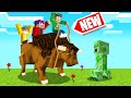 *NEW* OVERPOWERED BUFFALO RIDING In MINECRAFT!