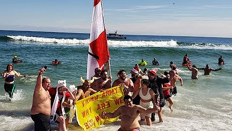 2022 Polar Bear Plunge In Seaside Heights, New Jersey