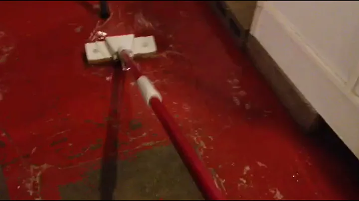 Flooded basement cleanup