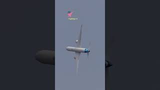 Boeing 777X 90° Bank Turn