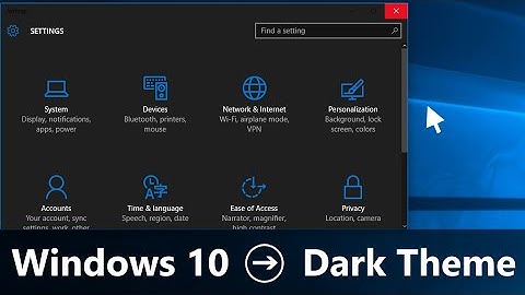 Get Windows 10 Dark Theme the Easy Way│How-To
