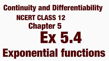 Continuity and Differentiability||class 12 NCERT chapter 5..Ex5.4..intro..