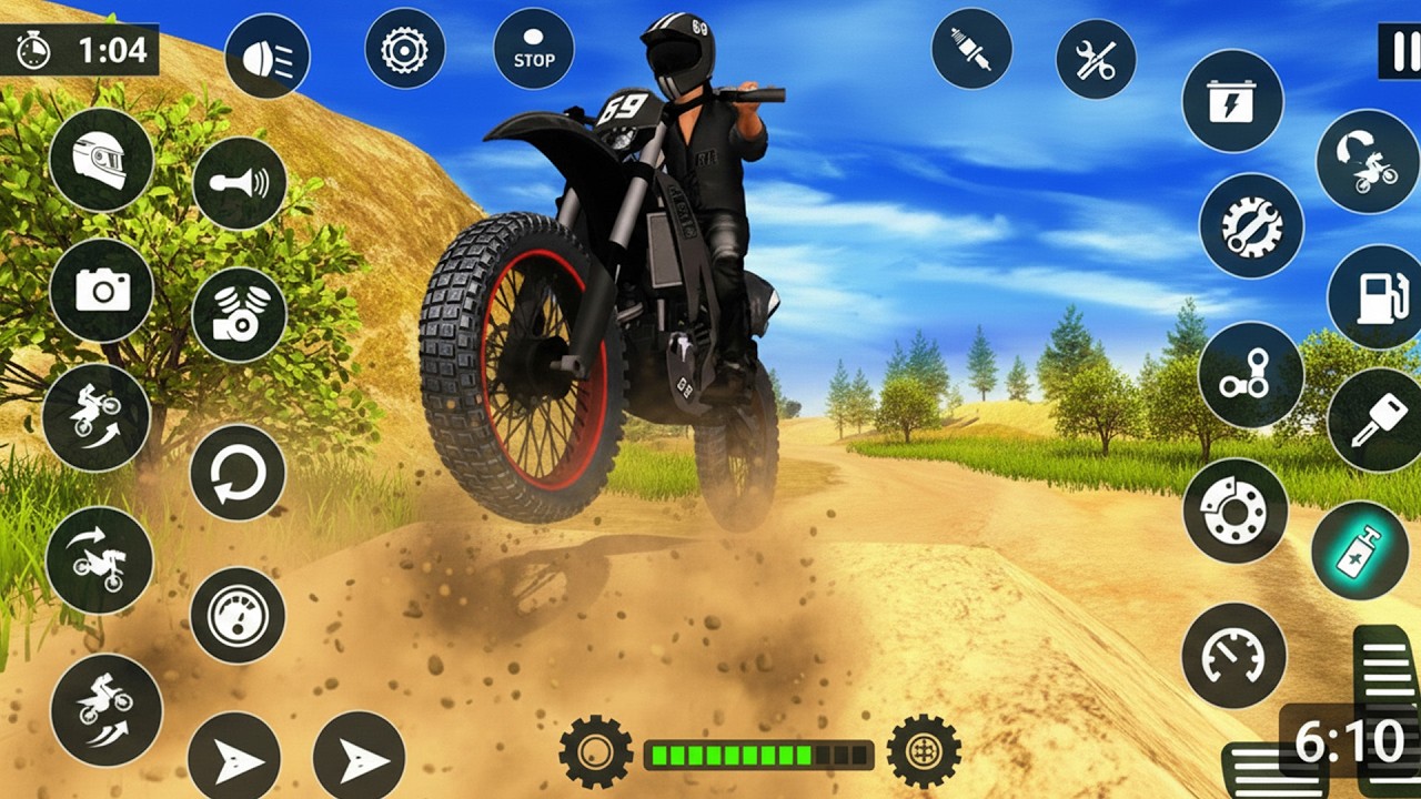 I Tried The Hardest Bike Stunt Game Ever