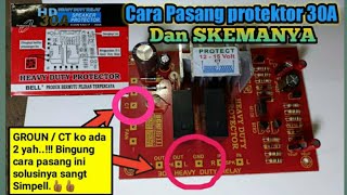 CARA PEMASANGAN || PROTEKTOR || DAN SKEMANYA《Mudah Di Pelajari 》