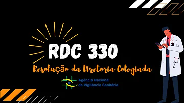 O que significa RDC 330?
