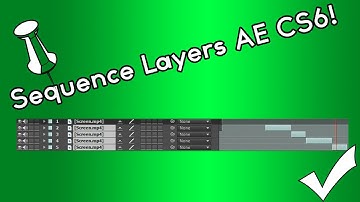 Adobe After Effects Tutorial -  Sequence Layers