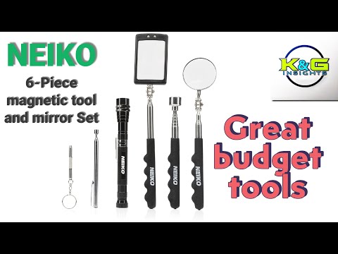 Neiko 6 Piece magnetic tool and telescoping mirror set Review