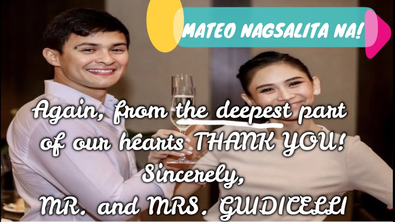 MATEO GUIDICELLI NAGREACT NA! | MATEO'S STATEMENT ABOUT THEIR WEDDING |