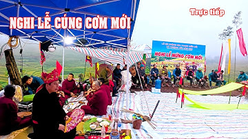 riveiw lễ cúng cơm mới tại lễ hội ruộng bậc thang miền đồi