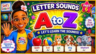 Letter Sounds A-Z | ABC Phonics for Kids | Learn the Alphabet with Miss Ess screenshot 2
