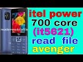 Itel Power 700 Core It5621 Read File Avenger