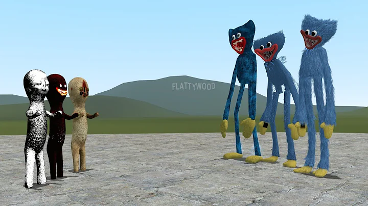 SCP 173 VS HUGGY WUGGY!! Garrys Mod Sand Box [SCP Foundation Vs Poppy Play Time]