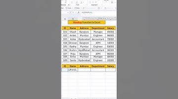 How to use XLOOKUP Function in MS Excel | XLOOKUP Formula in Excel