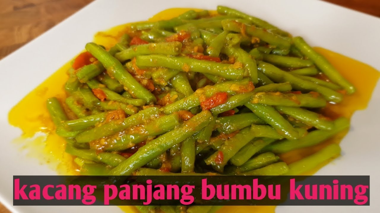 Kacang Panjang Bumbu Acar Kuning Enak Dan Nikmat Indonesian Food Recipes Youtube
