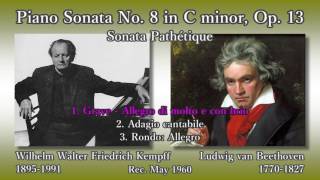 Beethoven: Piano Sonata No. 8 (Pathétique), Kempff (1960