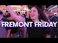 Fremont Street Party Crowds | Fremont Street Friday Night