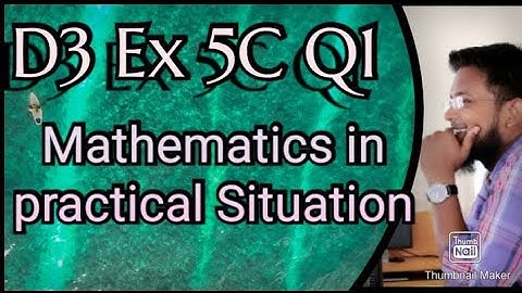 Q1(a-e) || Ex-5C || NSM || D3 ||  Application of mathematics in practical situation || in Urdu Hindi