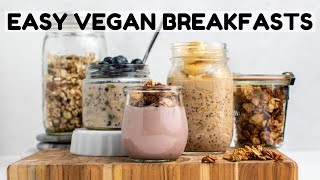 Easy Vegan Breakfast Ideas (Dorm Room Friendly!)