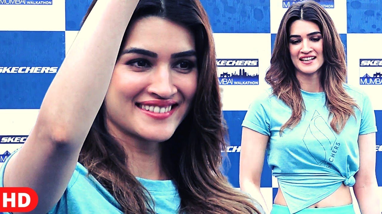 Kriti Sanon & Siddhant Chaturvedi At Skechers Mumbai Walkathon 2022 | Complete VIDEO