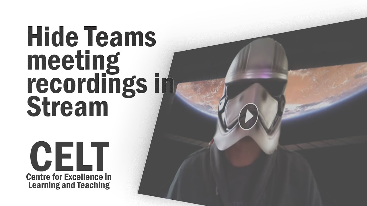 Hide Teams Meeting Recordings From Other Team Members In Stream YouTube