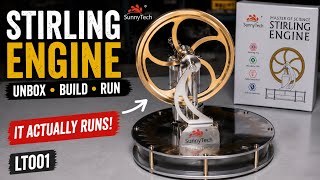 I Built a Tiny Stirling Engine That Actually Runs | Sunnytech LT001